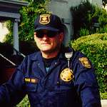 Pre-riot-gear PR Cop...